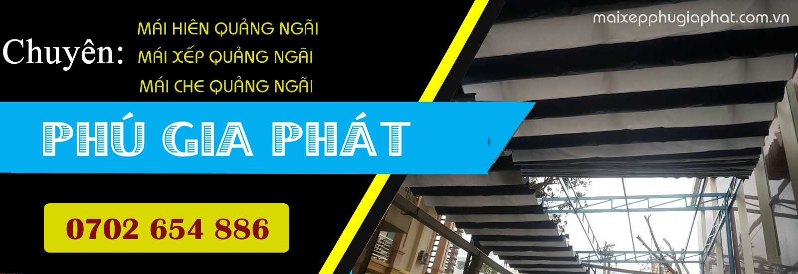 thi c&ocirc;ng lắp đặt m&aacute;i xếp quảng ng&atilde;i